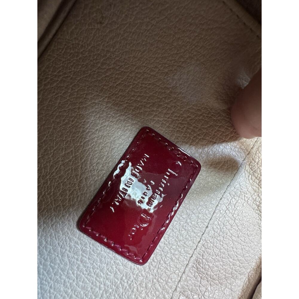 Christian Dior Cannage Patent Leather Pouch/clutch/cosmetic Bag Italy Auth - Picture 6 of 9